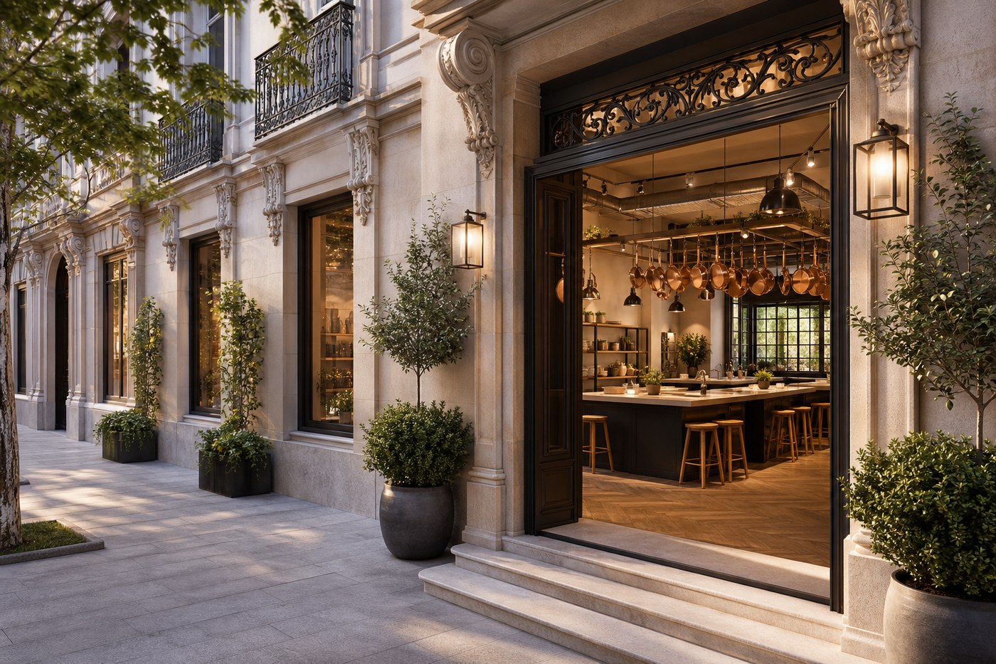 Exterior de Madrid Cocina en Serrano